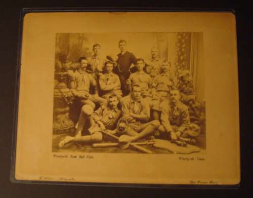 Winnipauk Base Ball Club New Canaan, CT Studio 1865